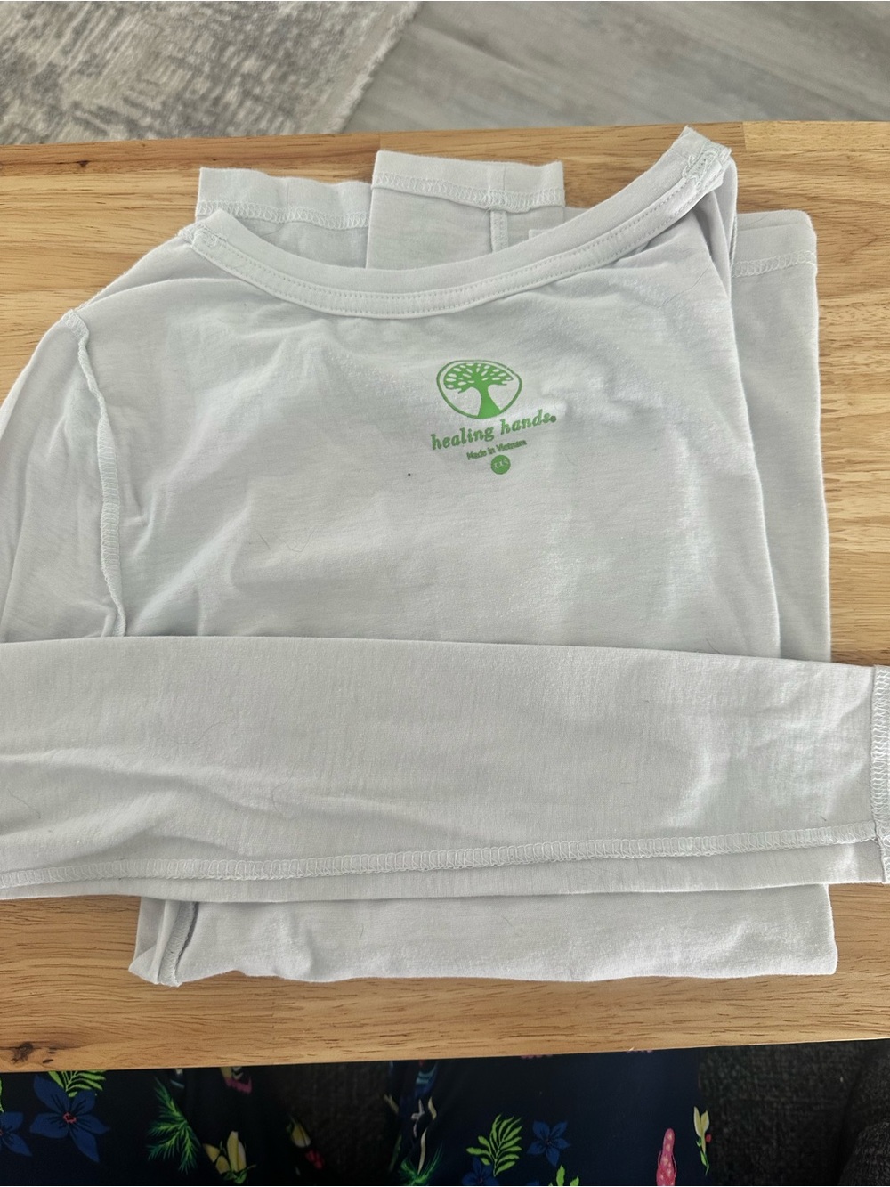 Healing Hands White Long Sleeve Top